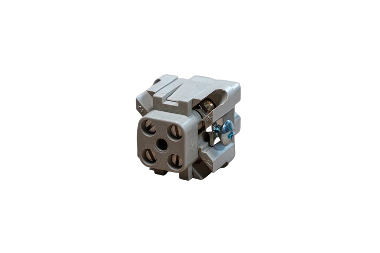 Metal Pless 4 Pin Connector- Plow Side Male Insert