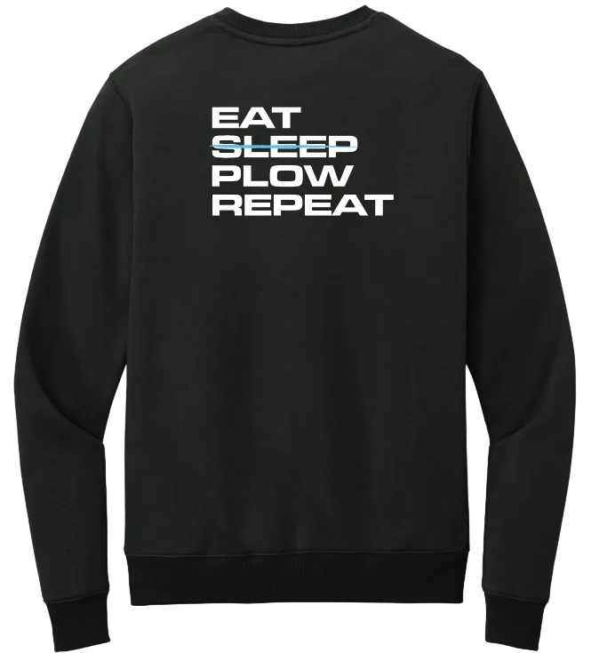 Eat Sleep Plow Hvy Crew Neck