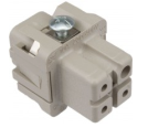 Metal Pless 4 Pin Connector- Plow Side Male Insert