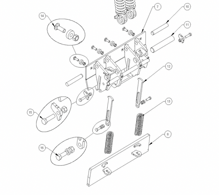 Metal Pless Part # LB/14-15: Bolt Kit