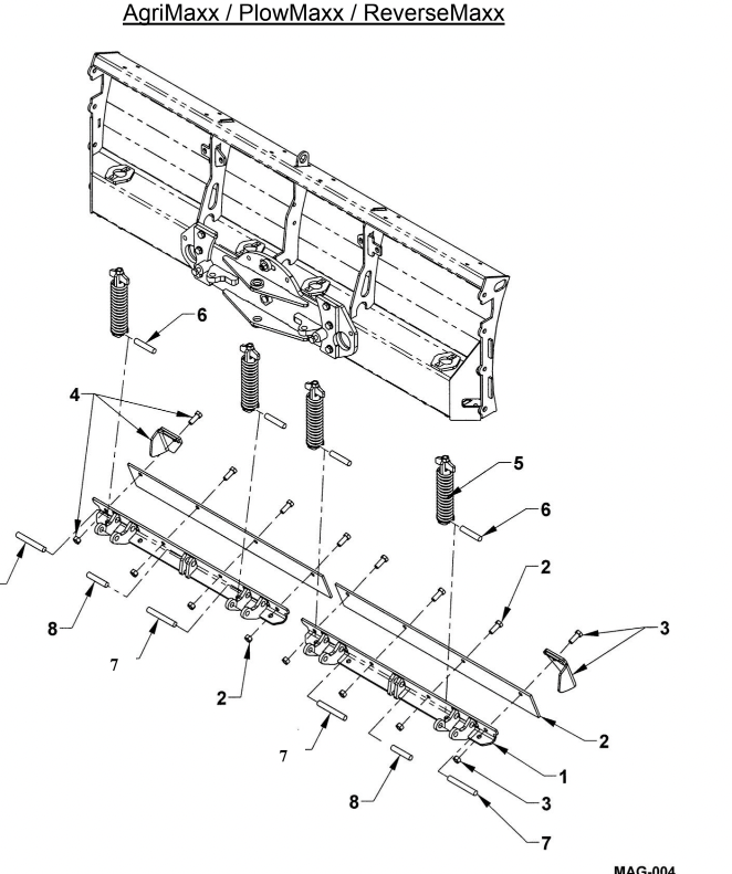 Metal Pless Part # AG9/16-6: P-206 Spring Assembly Lock Pin