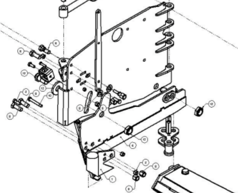 Metal Pless Part# AGLT/D30:  012-14-0040 Wing Shoe