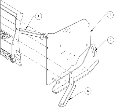 Metal Pless Part# LB/D42/6-9: 012-14-0200 Brace